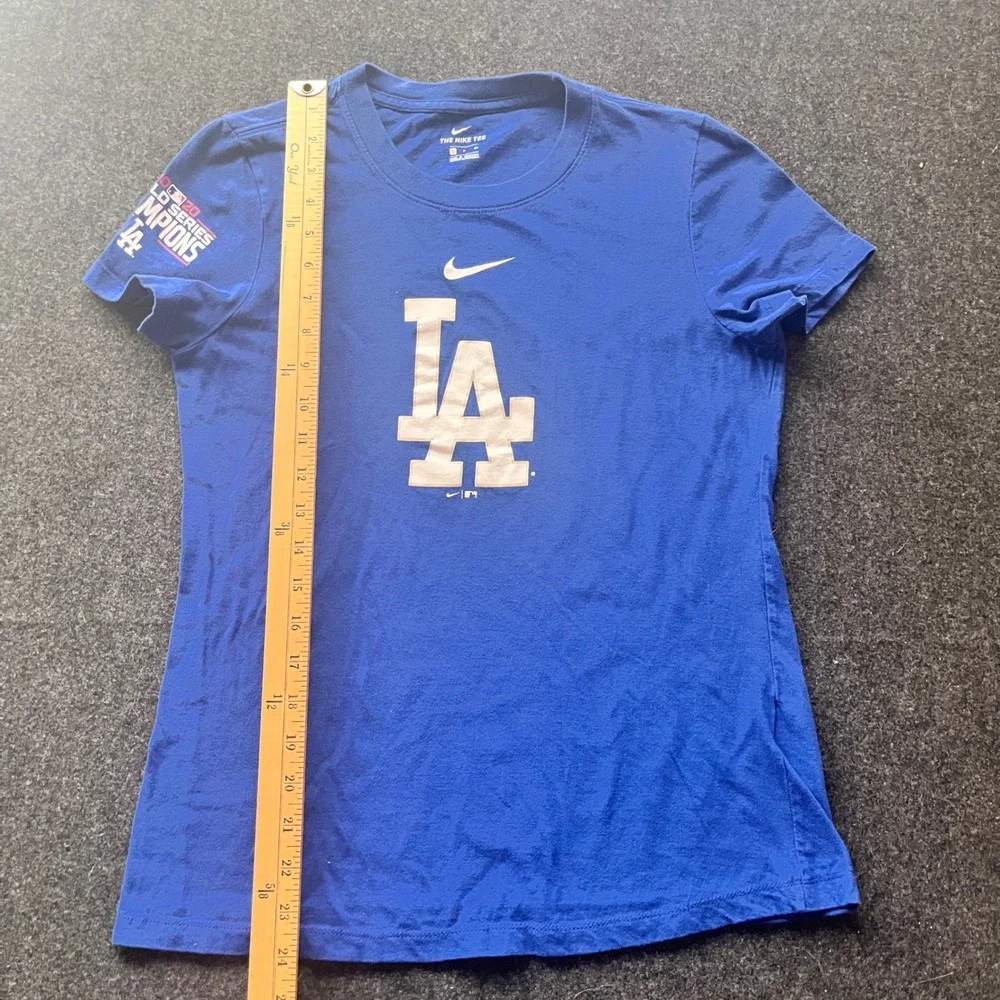 Nike Los Angeles‎ Dodgers Women S Blue Excellent 2020 World Series Champions Tee